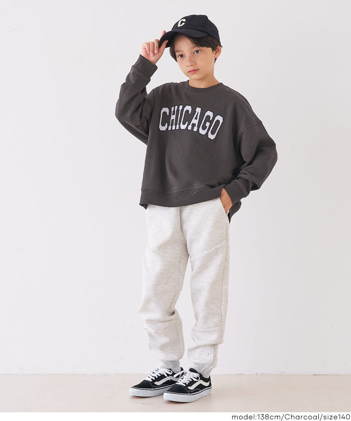 童裝學院風棉質長袖衛衣