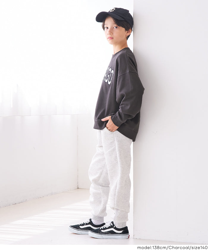 童裝學院風棉質長袖衛衣