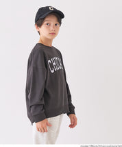 童裝學院風棉質長袖衛衣