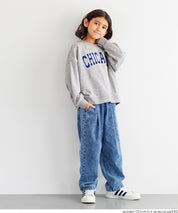 童裝學院風棉質長袖衛衣