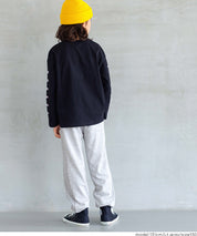 童裝刺繡圖案棉質運動褲