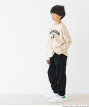 童裝刺繡圖案棉質運動褲