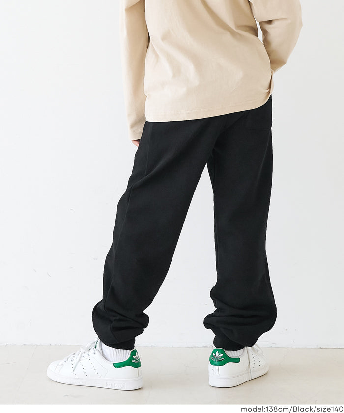 童裝刺繡圖案棉質運動褲