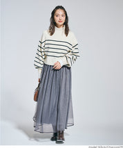 日系氣質雙層薄紗半裙