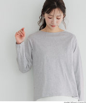 小愛心LOGO長袖船領上衣