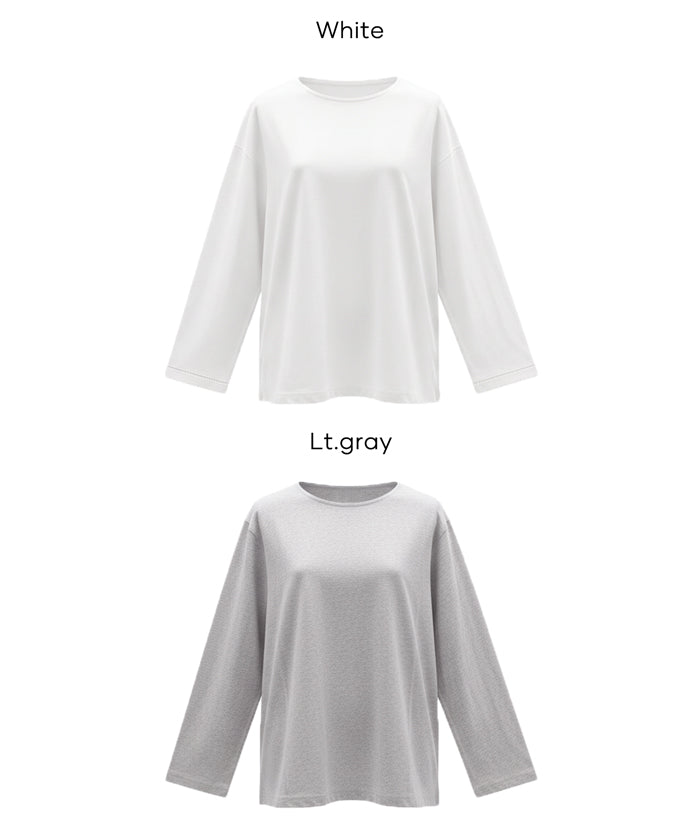 小愛心LOGO長袖船領上衣