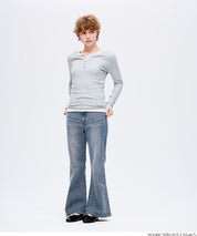 【MOVE Demin】零束縛彈性喇叭牛仔褲