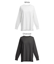 素色棉質蝙蝠袖長袖上衣