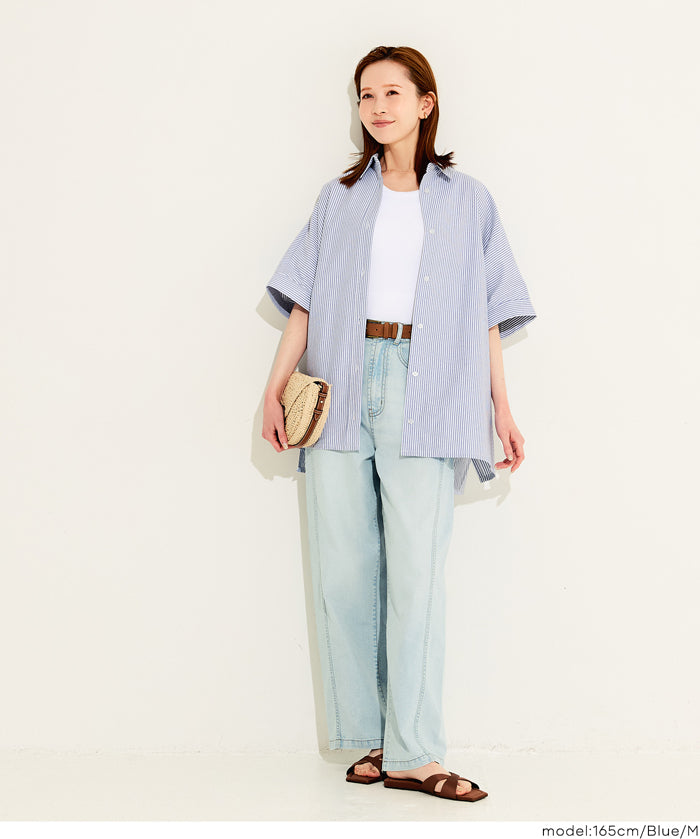 Women's Overshirt Tunic (Mail Order Not Available) - Coca