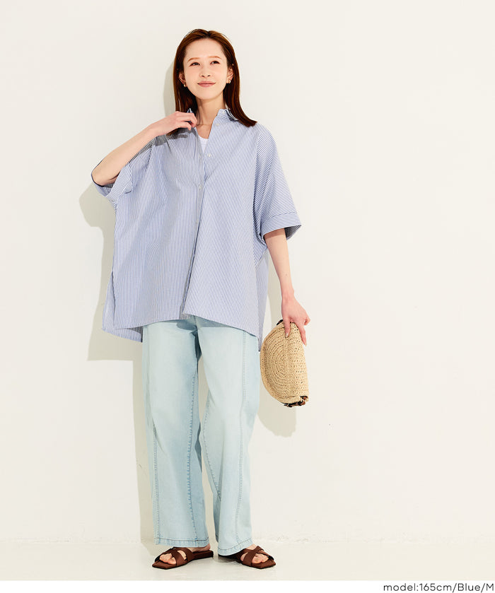 Women's Overshirt Tunic (Mail Order Not Available) - Coca