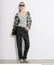 Women's Summer Denim Tapered Pants (not available for mail order) - Coca Coca