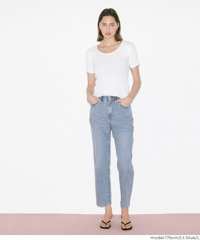 Women's Summer Denim Tapered Pants (not available for mail order) - Coca Coca