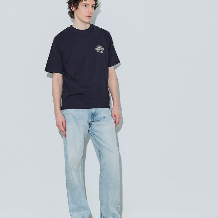 男裝背後印刷短袖上衣T-shirt 男女通用