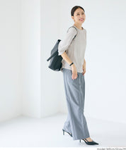 蝙蝠袖箱型拉鍊絲滑上衣(Square zip blouse)