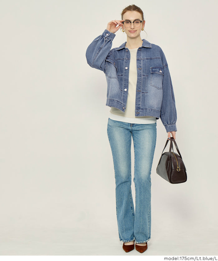 日本森系牛仔外套