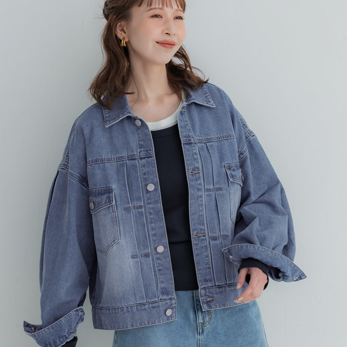 日本森系牛仔外套