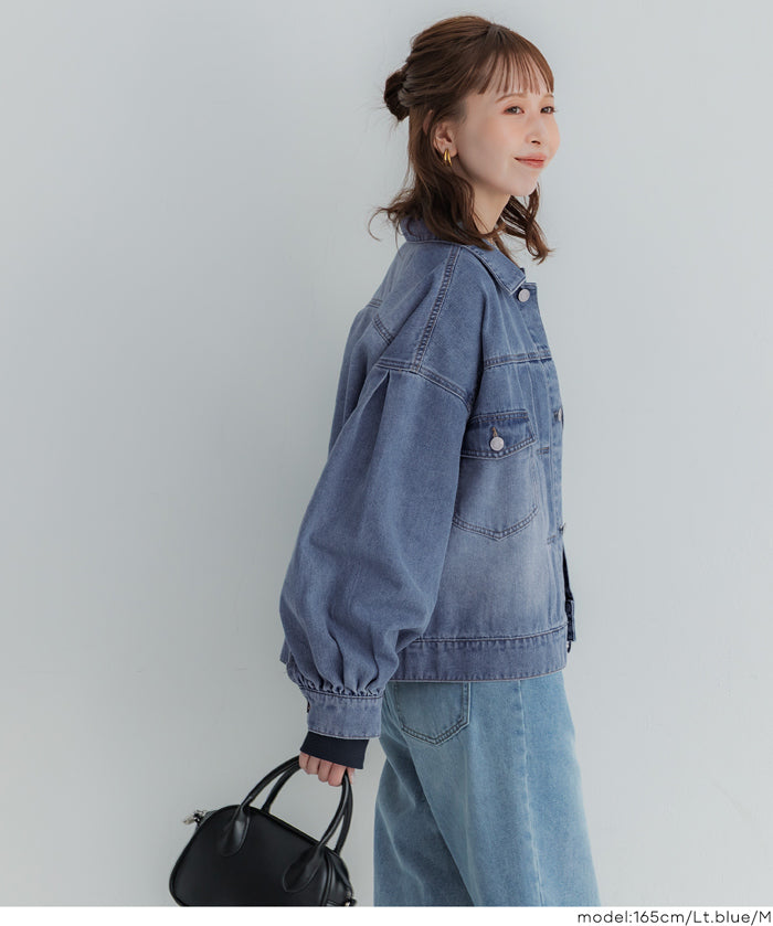 日本森系牛仔外套