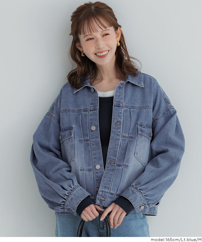 日本森系牛仔外套