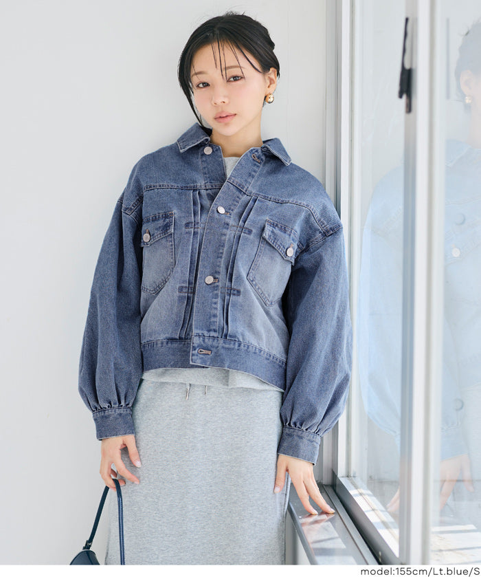 日本森系牛仔外套