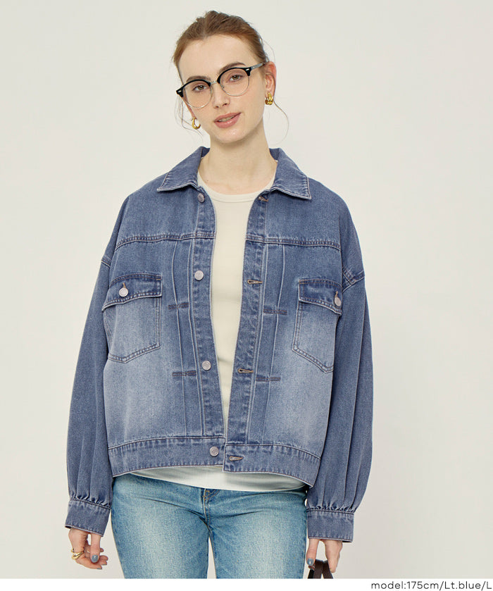 日本森系牛仔外套