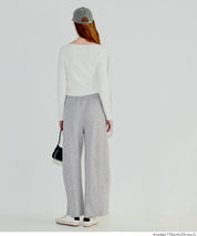 日系錐形運動褲