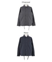 男裝棉質教練外套