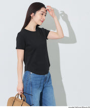 絲滑觸感純色短袖上衣 (Smooth Round Short-Sleeve T-Shirt)