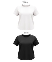 絲滑觸感純色短袖上衣 (Smooth Round Short-Sleeve T-Shirt)