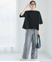 Women's 5/8 Sleeve Back Gathered T-Shirt (Not Available for Mail Order) - Coca Coca