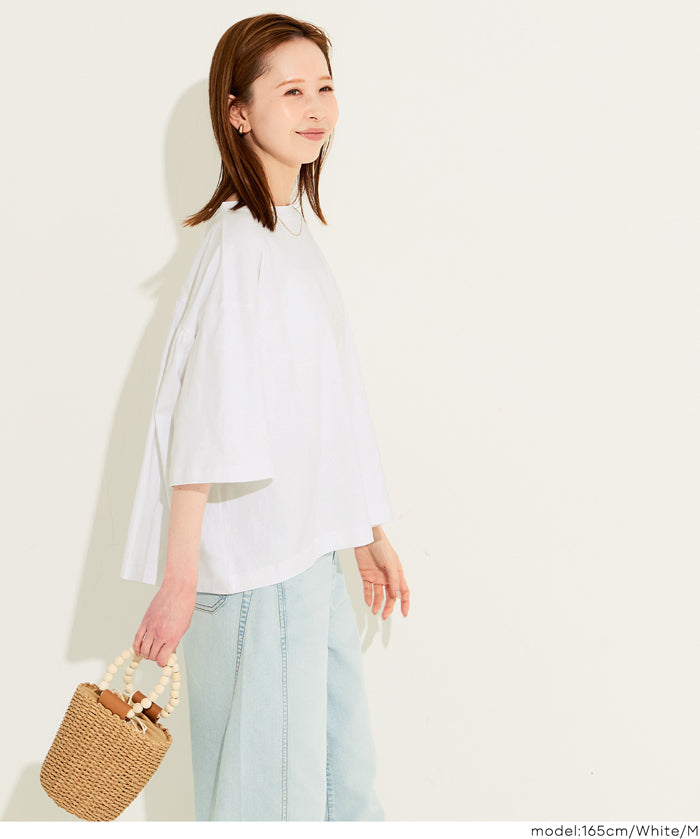 Women's 5/8 Sleeve Back Gathered T-Shirt (Not Available for Mail Order) - Coca Coca
