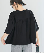 Women's 5/8 Sleeve Back Gathered T-Shirt (Not Available for Mail Order) - Coca Coca