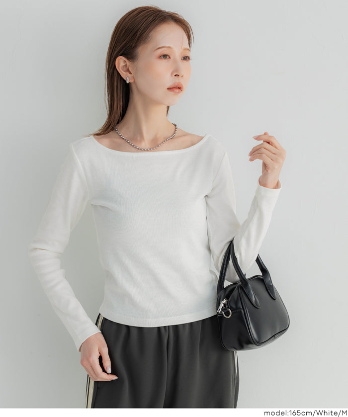 船領針織長袖上衣