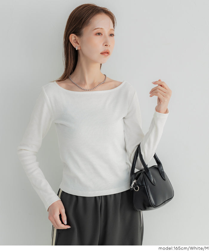 船領針織長袖上衣