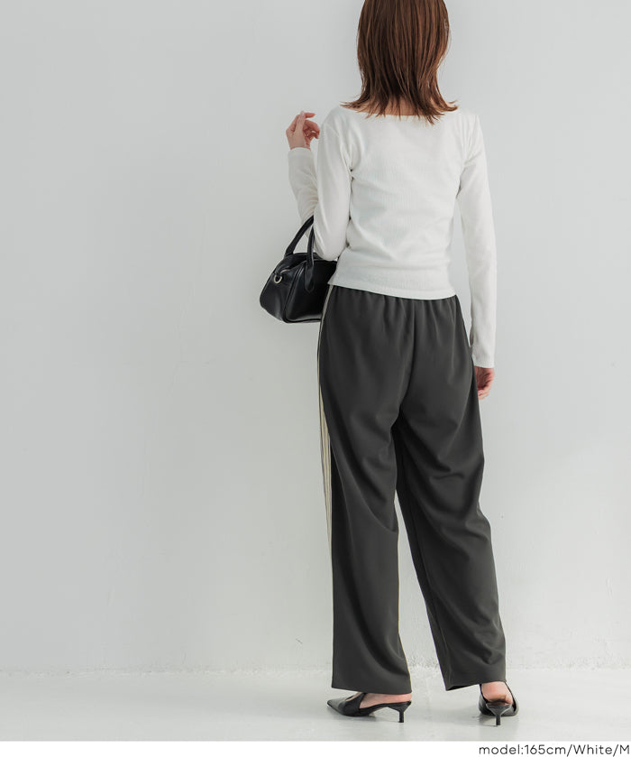 船領針織長袖上衣