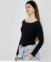 船領針織長袖上衣