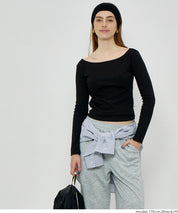 船領針織長袖上衣