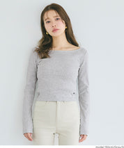 船領針織長袖上衣