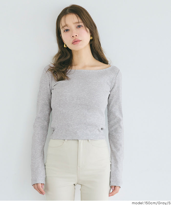 船領針織長袖上衣