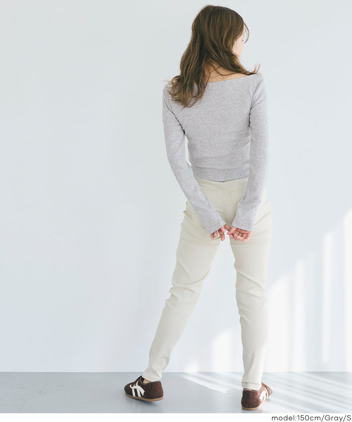 船領針織長袖上衣