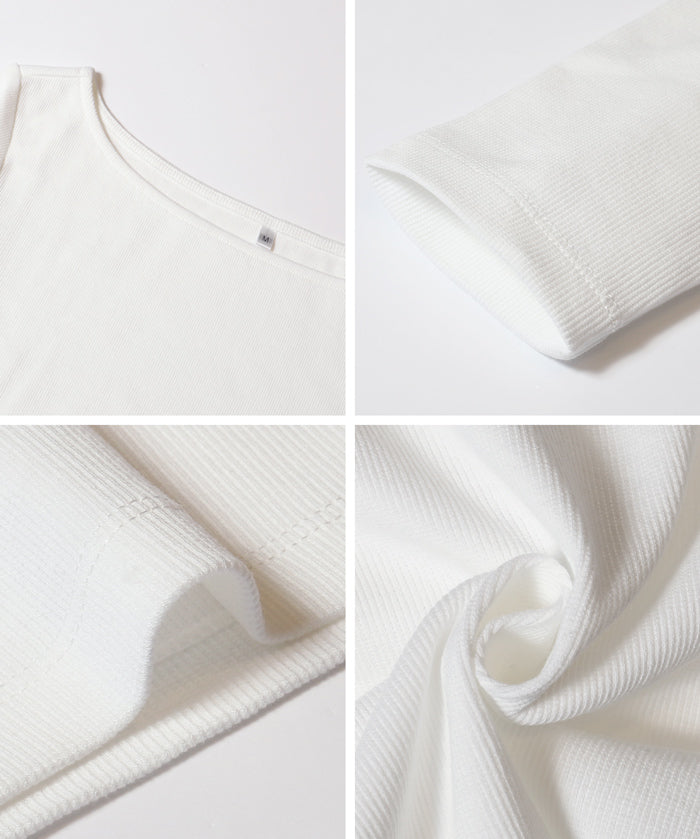 船領針織長袖上衣