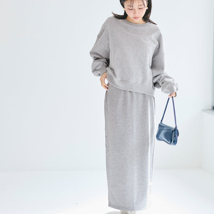 運動風棉質直筒裙