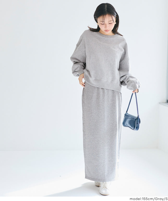 運動風棉質直筒裙