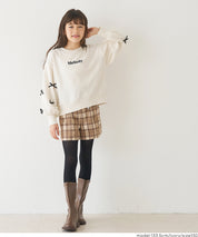 童裝日系袖口蝴蝶結logo長袖衛衣