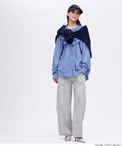 Japanese-style sweet ruffled collar and bow tie shirt 