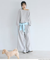 小性感露肩設計長袖衛衣