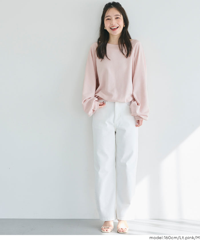 小性感露肩設計長袖衛衣