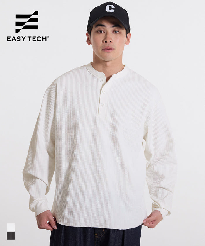 男裝華格夫亨利領長袖上衣