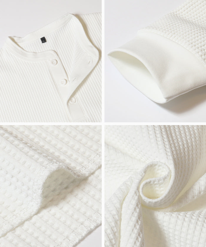 男裝華格夫亨利領長袖上衣