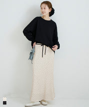 日系水玉綁帶魚尾裙