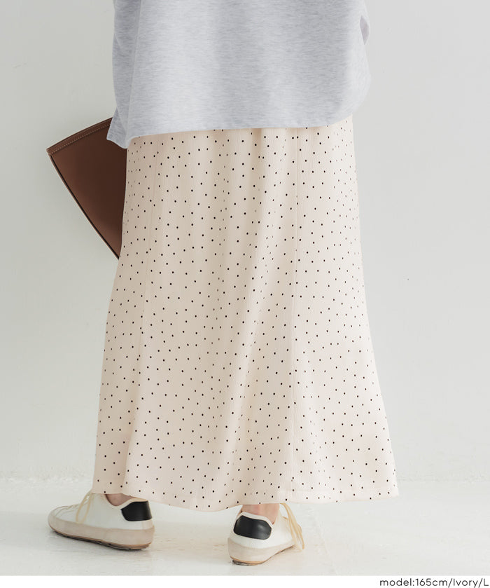 日系水玉綁帶魚尾裙